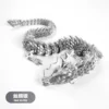 30cm 3D Printed Conjoined Dragon – Flexible Articulated Dragon Ornament