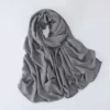 70*180CM Modal Hijab Modal Double Needle Wide Band Hijab Scarf, Soft Muslim Head Wrap Shawl for Women -Breathable Stretchy Cover