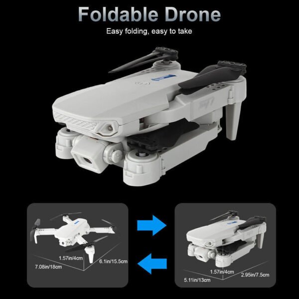a9b70a86-427b-4fb3-89d6-3fc43a0458a3.jpg 3 Batteries Pro Drone 4K Selfie Camera Wifi Fpv Foldable Rc Quadcopter UK