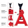 e0419ffb-d3cb-45c0-9bb6-669b9ced14d3.jpg 2Pcs Axle Stands FloorJack Heavy Duty Lifting 3 Ton Capacity Stand Car Carava