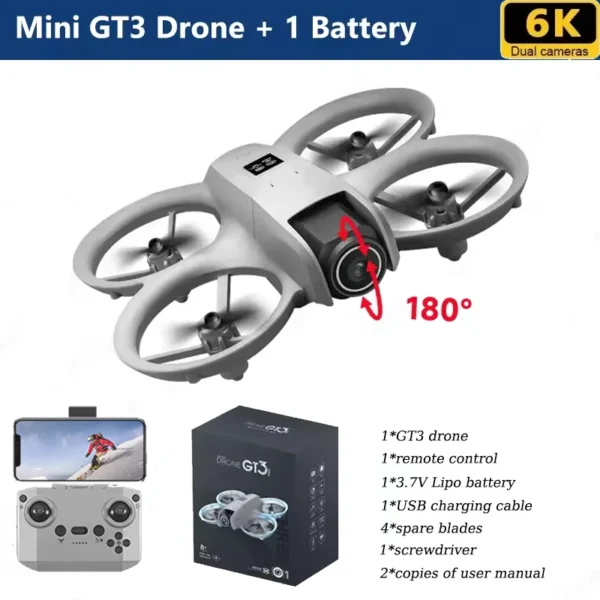 S32673301fb004a9da1b0b11d29825a0eH.webp Hot NEW GT3 Mini Drone 8K HD Dual Camera WIFI FPV Quadcopters With Propeller Guard Beginner RC Toys For Aerial Photography Gifts