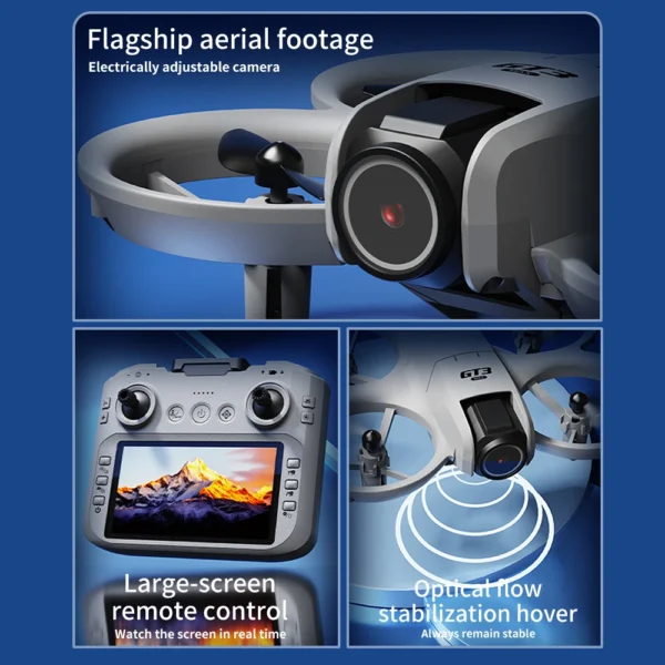 Sc42cc1c9a9684fc0bf840b7a35663bd6e.webp Hot NEW GT3 Mini Drone 8K HD Dual Camera WIFI FPV Quadcopters With Propeller Guard Beginner RC Toys For Aerial Photography Gifts